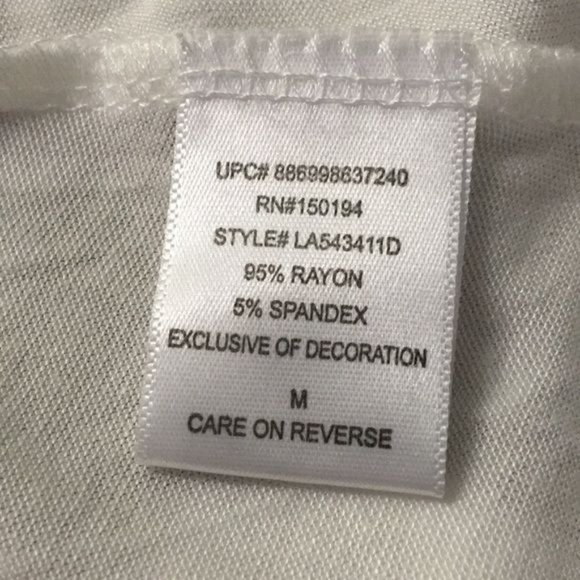 About a Girl Guacamole Racerback Tank Top M White Sleeveless Funny Athletic NEW - Picture 6 of 6